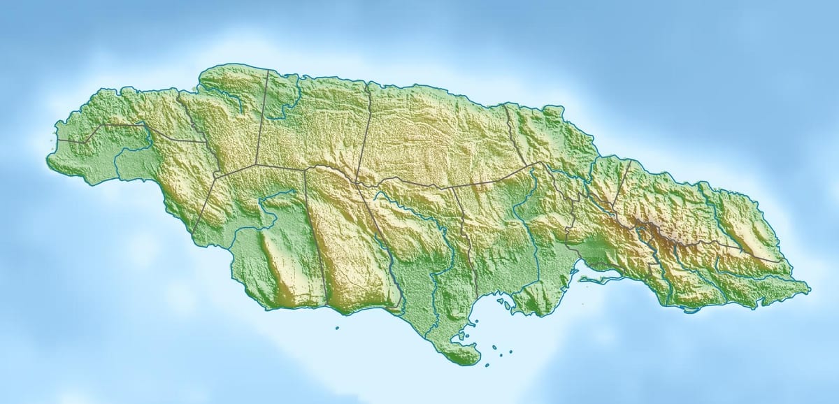 Kartta 3d jamaika