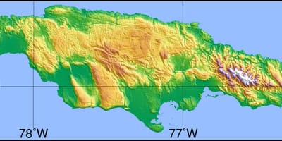 Kartta satelliitti jamaika